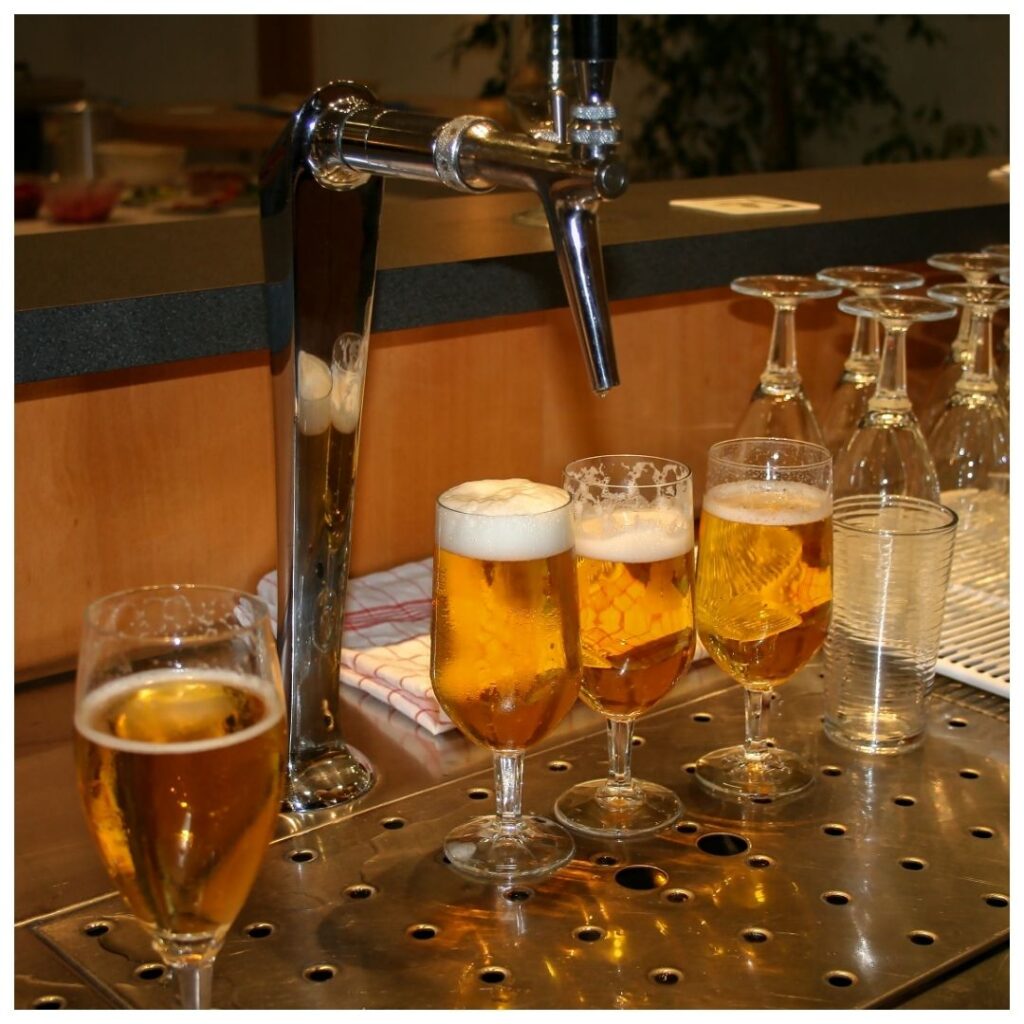 beers on tap