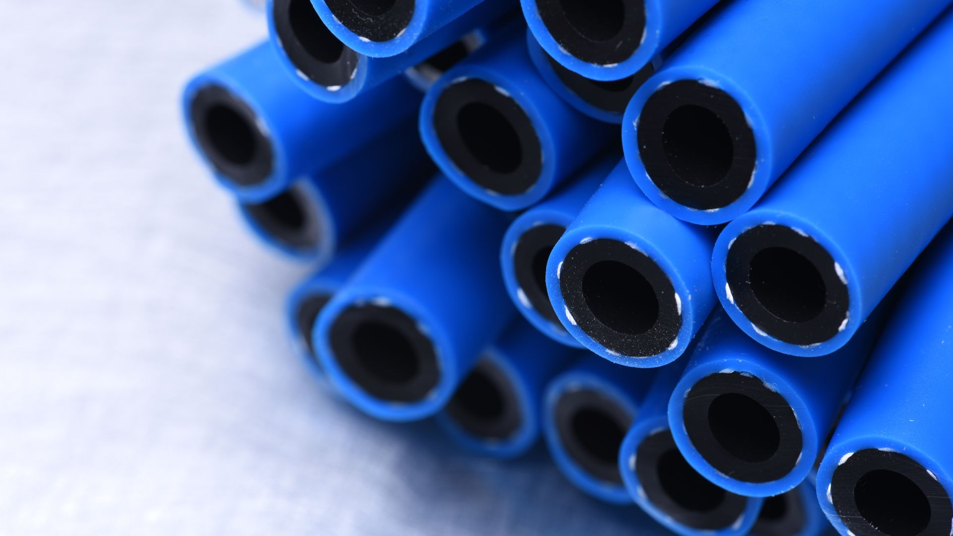 blue tubing